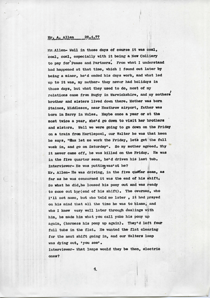 STUART BRISLEY, Artist Project Peterlee: Renamed by Easington District Council as 'People Past and Present', 1977, Page 4