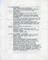 STUART BRISLEY, Celebration for Institutional Consumption – Script, 1970, Page 2