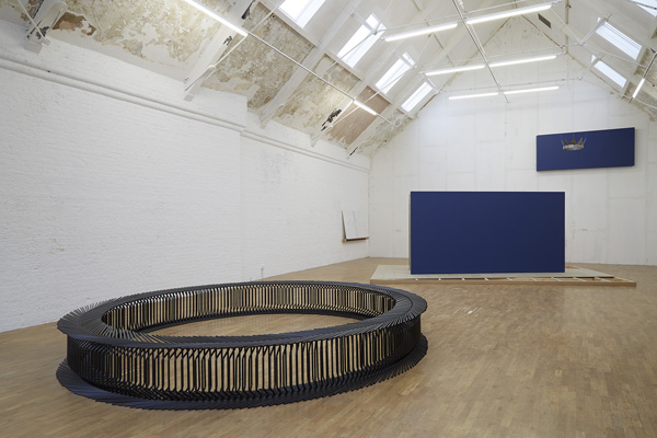State of Denmark and Hille Poly Wheel, installation view, Modern Art Oxford STUART BRISLEY, State of Denmark and Hille Poly Wheel, installation view, Modern Art Oxford, 2014