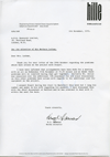 STUART BRISLEY, Letter between H.J. Hammond and Barbara Latham, 1970