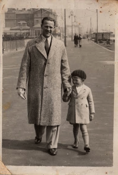 STUART BRISLEY, Recto/Verso with father, 1938